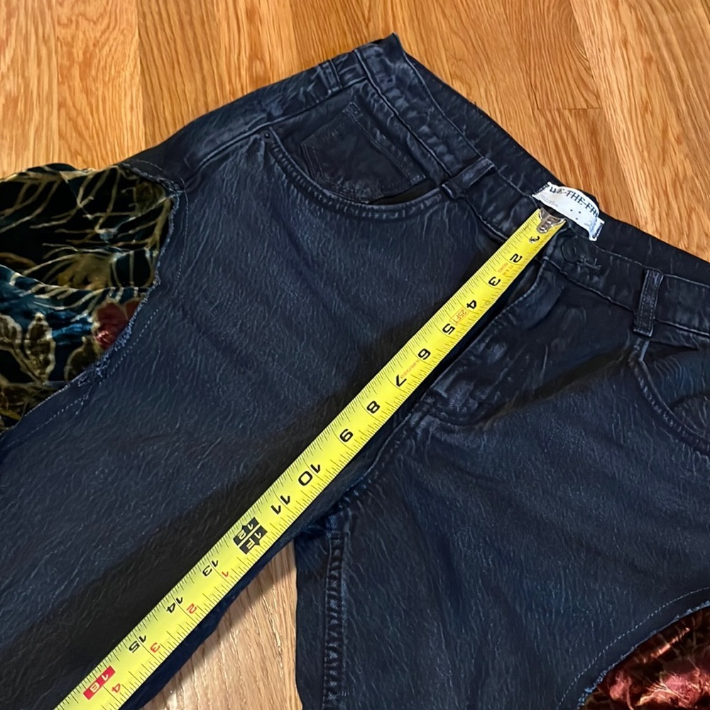 Free People Just Frills Low-Rise Wide-Leg Jeans NWT Size 29 - Picture 9 of 16